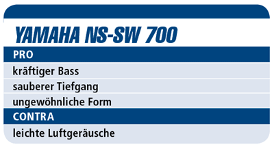 Yamaha NS-SW 700 - Subwoofer für 500 €