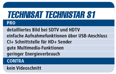 Test Technisat Technistar S1 - HDTV-Settop-Box für 200 €