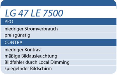 LG 47 LE 7500 - LCD-TV f&uuml;r 1.900 &euro;