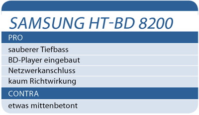 Samsung HT-BD 8200 - Soundbars für 500 €