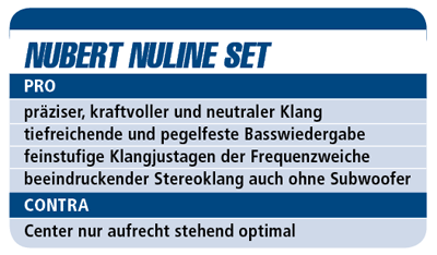 Nubert nuLine Set - 5.1-Boxenset für 3.850 €