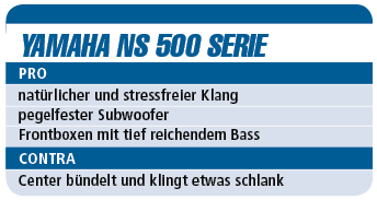 Yamaha NS 500 Serie - 5.1-Boxenset für 2.470 €