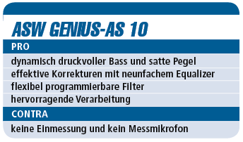 ASW Genius-AS 10 - Subwoofer für 2.000 €