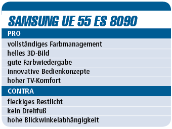 Samsung UE 55 ES 8090 - 3D-LCD-Fernseher für 2.800 €