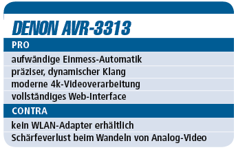 Denon AVR-3313 - AV-Receiver für 1.300 €