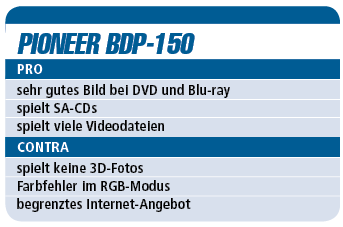 Pioneer BDP-150 - Blu-ray-Player für 180 €