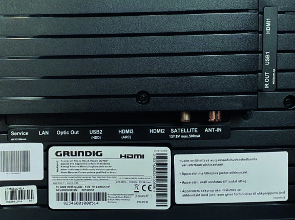 Grundig 55GOB9099 (Test)