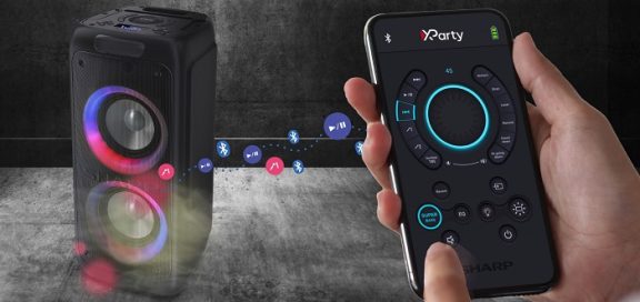 Neuer Party-Lautsprecher von Sharp – audiovision