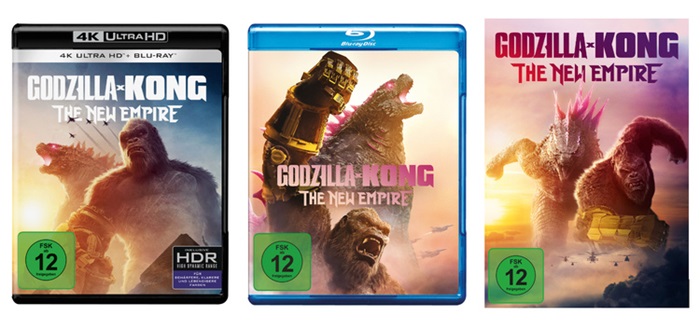 GODZILLA x KONG: THE NEW EMPIRE ab 27. Juni als 4K Ultra HD, Blu-ray und DVD