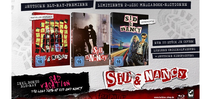 Sid & Nancy: Deutsche Blu-ray-Premiere in limitierten Mediabooks