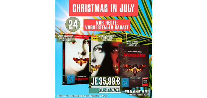 DAS SCHWEIGEN DER LÄMMER erstmals in Deutschland in 4K Ultra HD