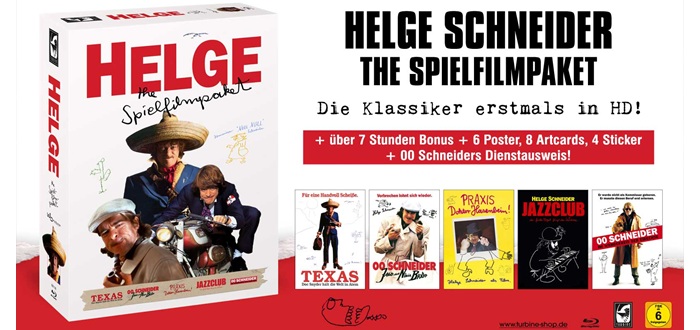 Helge Schneider – The Spielfilmpaket: Ab 18. Dezember im Turbine Shop