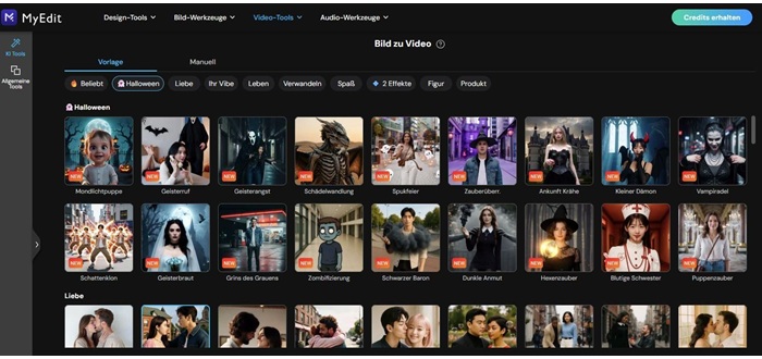 Neue Halloween-Vorlagen für die Bild-zu-Video-Funktion von CyberLink