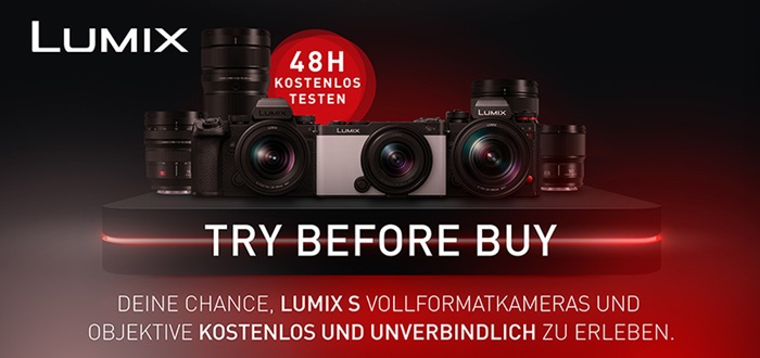 Panasonic startet LUMIX Try Before Buy Programm für S Vollformatkameras