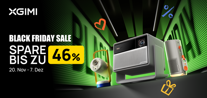 XGIMI bietet Rabatte zur Black-Friday-Week
