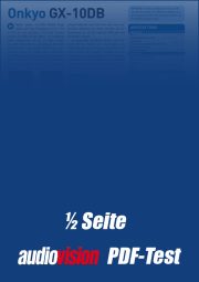 Onkyo GX-10DB (audiovision 4-2026)
