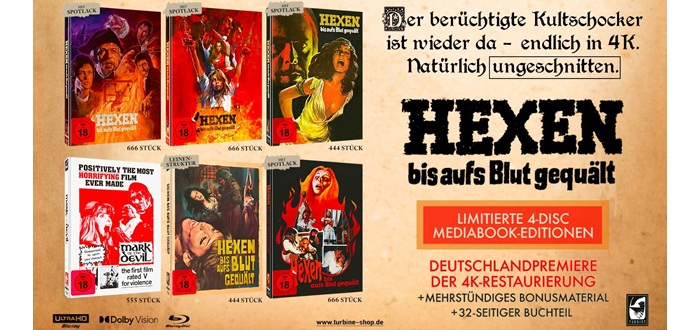 HEXEN BIS AUFS BLUT GEQUÄLT (MARK OF THE DEVIL): Deutschlandpremiere in 4K