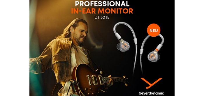 beyerdynamic präsentiert In-Ear-Monitor DT 30 IE